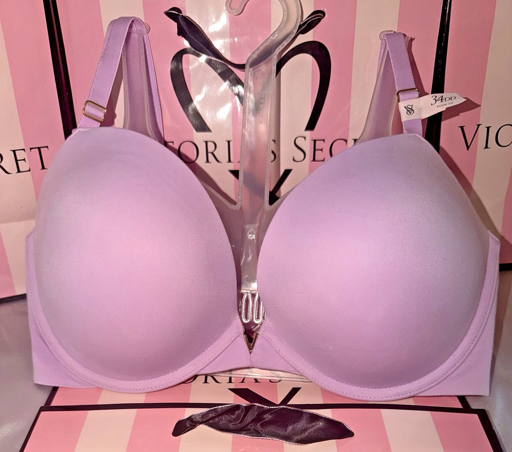 Victoria's Secret Push Up Bra Love Cloud 34DD Lilac